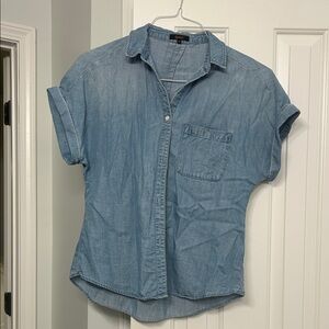 Quince Light Blue Denim Shirt